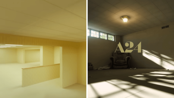 Creepy A24 Horror: Backrooms Trailer & House of Leaves Vibes